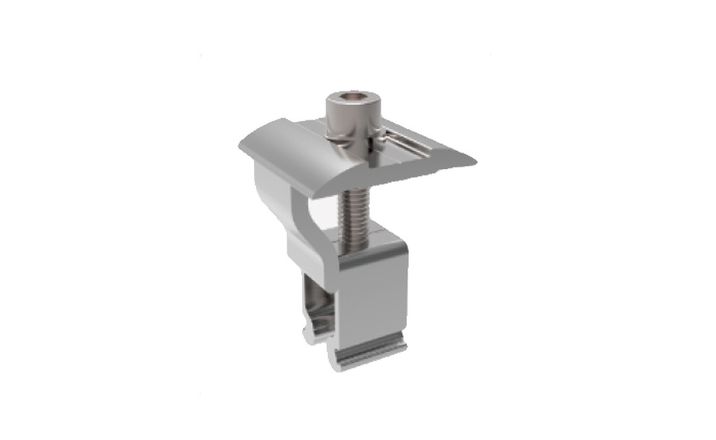 Presor universal (omega/zeta, anodizado plata) ajustable 30 a 35mm | Serie TS - TECHNO SUN