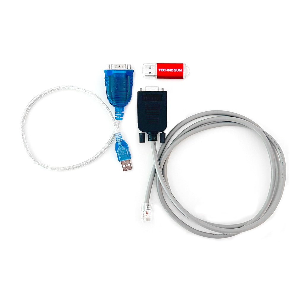 Kit cable de comunicación con consola de desarrollo USB/RS232 - RS232/RJ45 y software para Pylontech