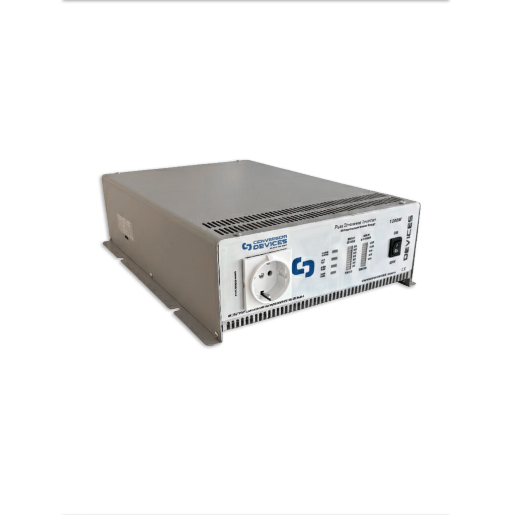 Inversor senoidal automático 1500/24 con display CONVERSION DEVICES