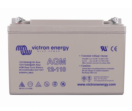 12V/110Ah AGM Deep Cycle Batt. (M8)
