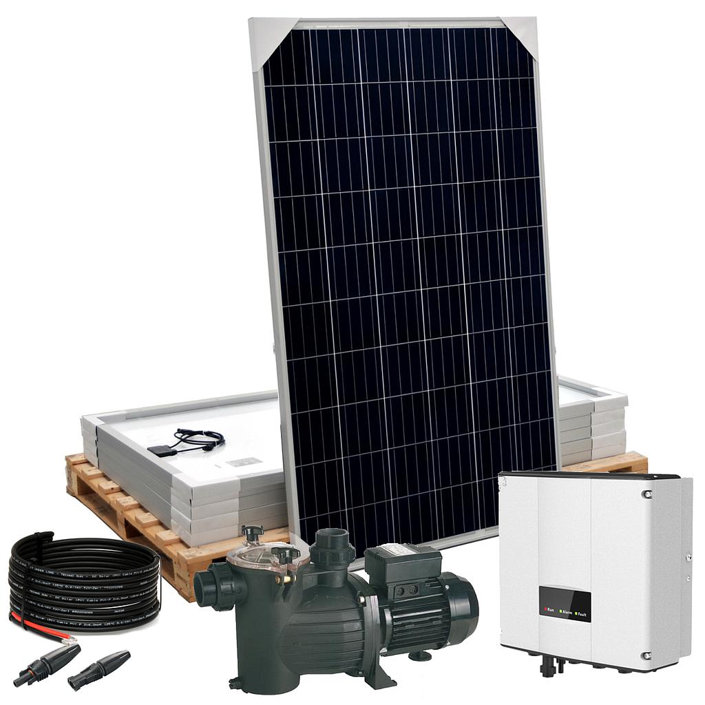 SolarPack Pool series 01 - Para piscinas de hasta 50m3 0.75CV (incluye bomba depuradora)