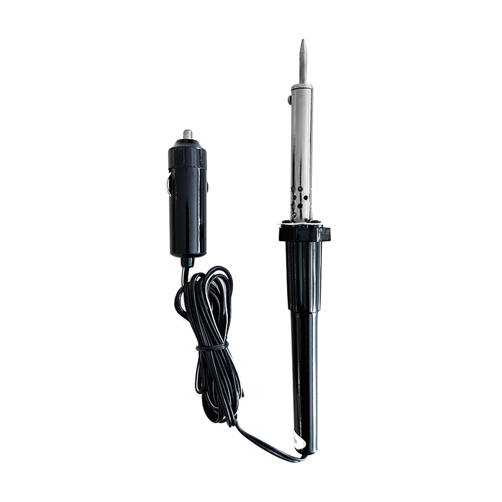 Soldador alimentado por batería 12v 30w con conector de mechero de coche