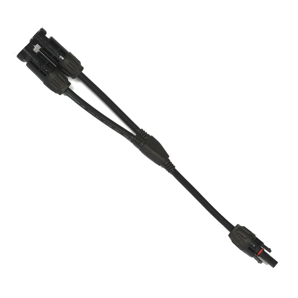Conector paralelo FV 1H/2M versión latiguillo | 6mm² |1000V | mismo diámetro que MC4 LCY1H2M - ELECSUN