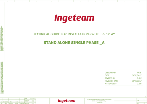 Esquema de instalación Ingeteam Ingecon Sun Storage 1Play
